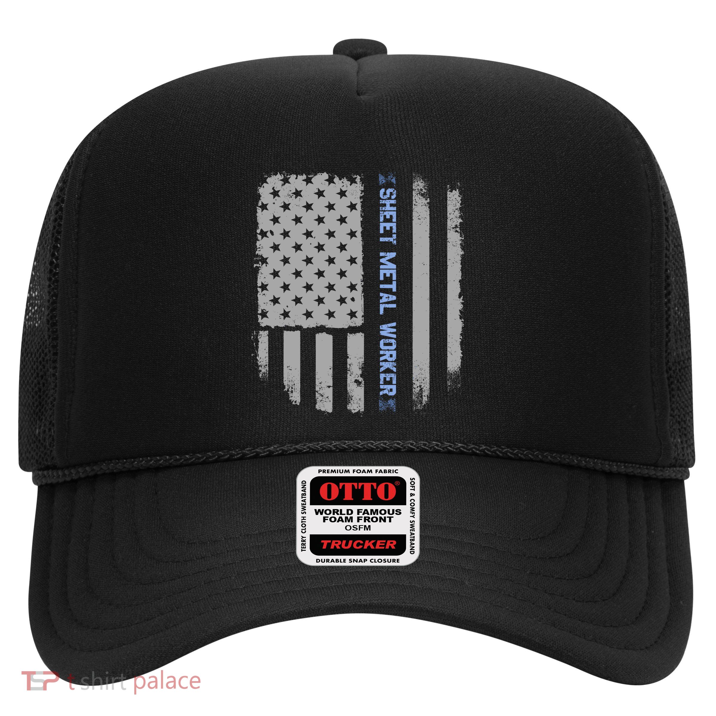 Sheet Metal Workers Us Flag Trucker Hat