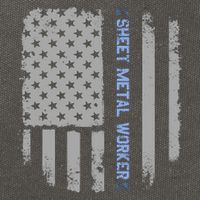 Sheet Metal Workers Us Flag Cotton Canvas Backpack