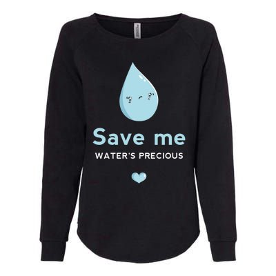 Save Me Water's Precious Gift Womens California Wash Sweatshirt