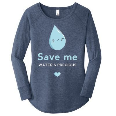 Save Me Water's Precious Gift Women's Perfect Tri Tunic Long Sleeve Shirt