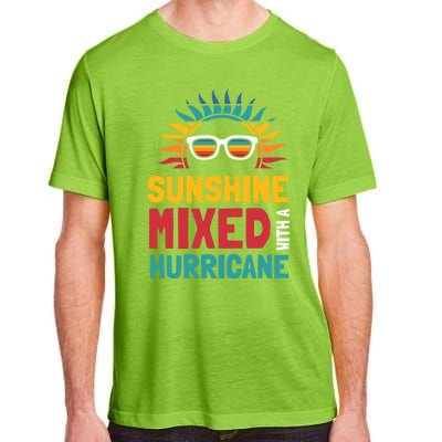 Sunshine Mixed With A Hurricane Gift Adult ChromaSoft Performance T-Shirt