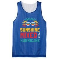 Sunshine Mixed With A Hurricane Gift Mesh Reversible Basketball Jersey Tank