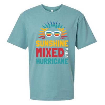 Sunshine Mixed With A Hurricane Gift Sueded Cloud Jersey T-Shirt