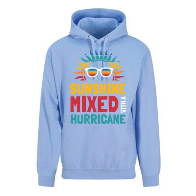 Sunshine Mixed With A Hurricane Gift Unisex Surf Hoodie