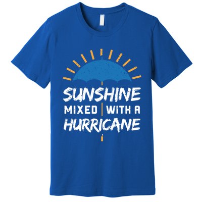 Sunshine Mixed With A Hurricane Gift Premium T-Shirt