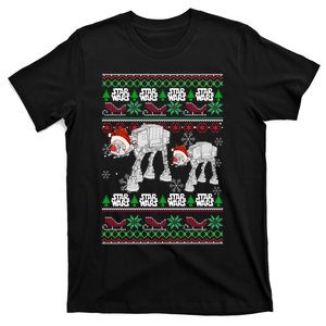 Star Movie Wars At At Walker Ugly Christmas Star Movie Wars Christmas T-Shirt