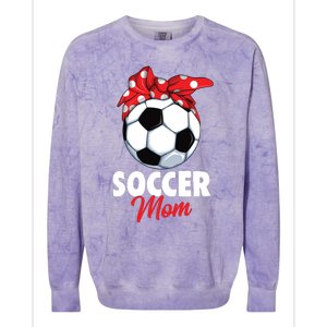 Soccer Mom Women Colorblast Crewneck Sweatshirt