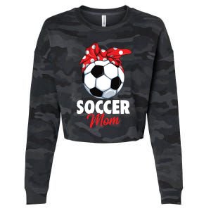 Soccer Mom Women Cropped Pullover Crew