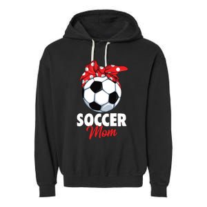 Soccer Mom Women Garment-Dyed Fleece Hoodie