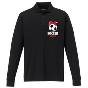 Soccer Mom Women Performance Long Sleeve Polo