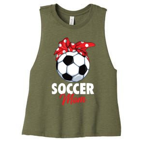 Soccer Mom Women Women's Racerback Cropped Tank