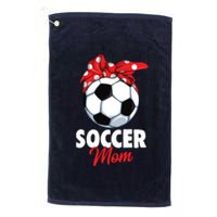 Soccer Mom Women Platinum Collection Golf Towel