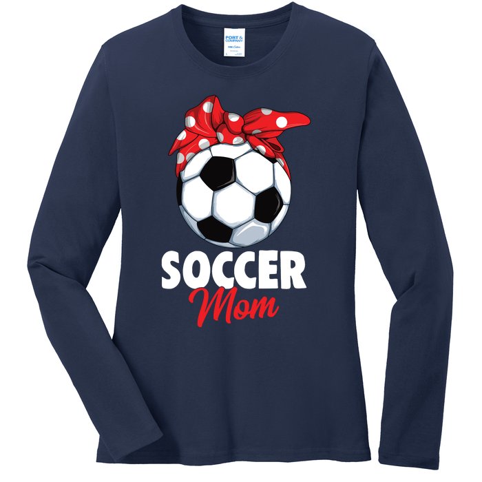 Soccer Mom Women Ladies Long Sleeve Shirt