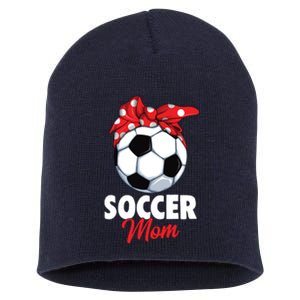 Soccer Mom Women Short Acrylic Beanie