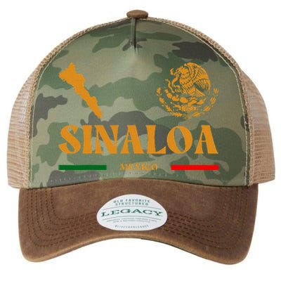 Sinaloa Mexico With Mexican Emblem Sinaloa Legacy Tie Dye Trucker Hat