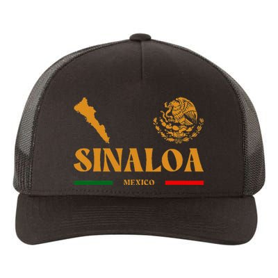 Sinaloa Mexico With Mexican Emblem Sinaloa Yupoong Adult 5-Panel Trucker Hat