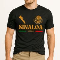 Sinaloa Mexico With Mexican Emblem Sinaloa Cooling Performance Crew T-Shirt