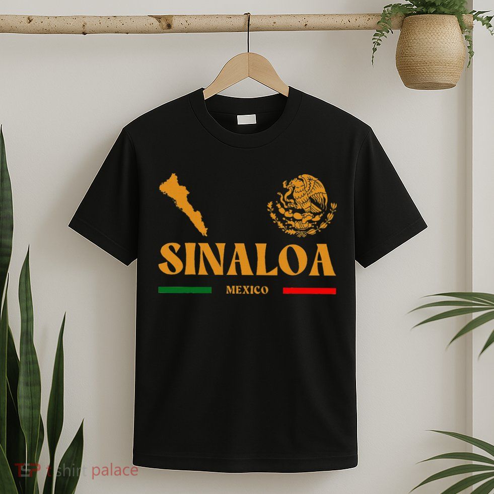 Sinaloa Mexico With Mexican Emblem Sinaloa T-Shirt