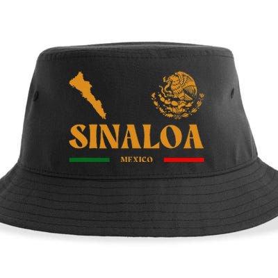 Sinaloa Mexico With Mexican Emblem Sinaloa Sustainable Bucket Hat