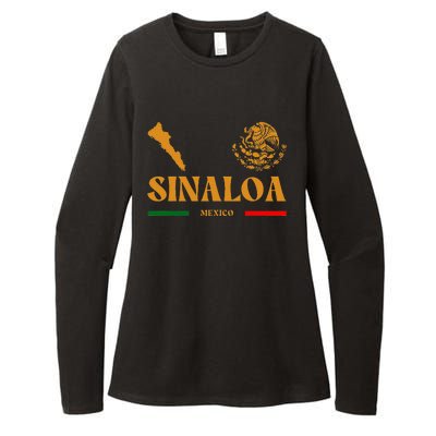 Sinaloa Mexico With Mexican Emblem Sinaloa Womens CVC Long Sleeve Shirt