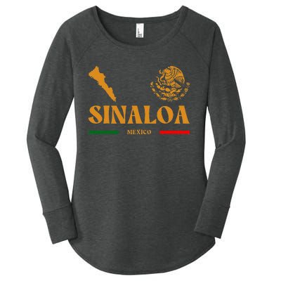 Sinaloa Mexico With Mexican Emblem Sinaloa Women's Perfect Tri Tunic Long Sleeve Shirt