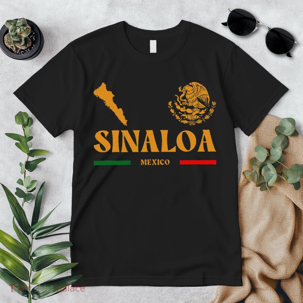 Sinaloa Mexico With Mexican Emblem Sinaloa Premium T-Shirt