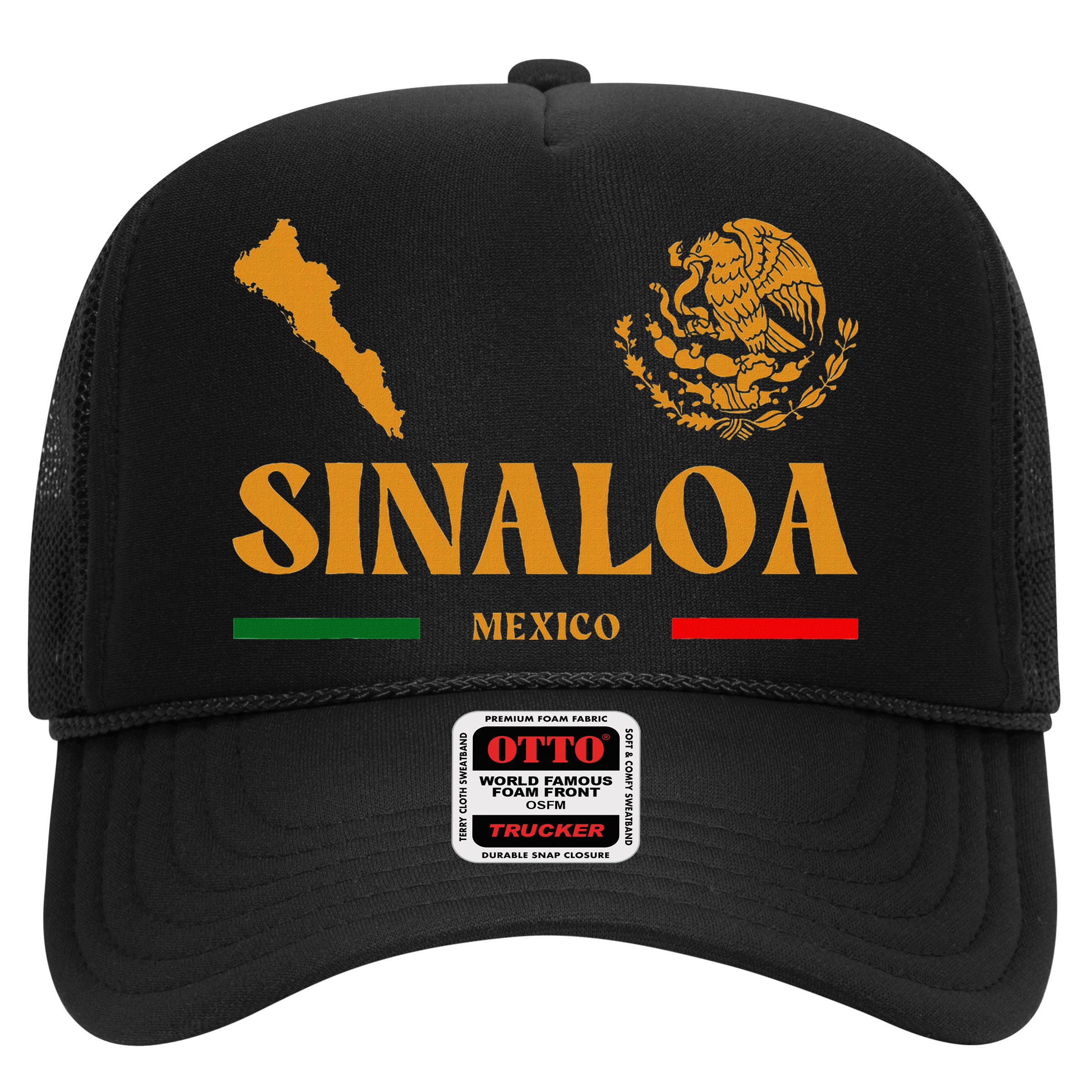 Sinaloa Mexico With Mexican Emblem Sinaloa Hat
