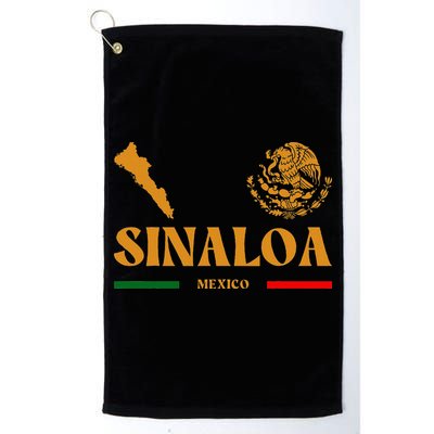 Sinaloa Mexico With Mexican Emblem Sinaloa Golf Towel