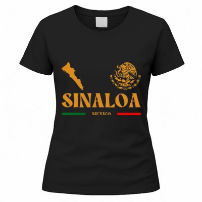 Sinaloa Mexico With Mexican Emblem Sinaloa Women's T-Shirt