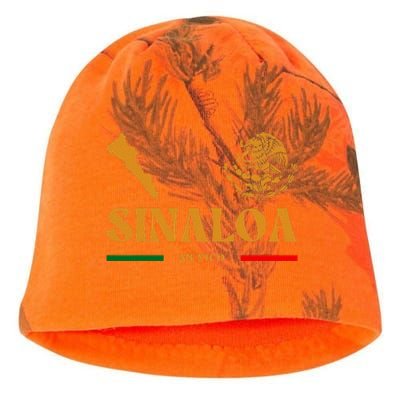 Sinaloa Mexico With Mexican Emblem Sinaloa Kati - Camo Knit Beanie