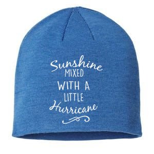 Sunshine Mixed With A Little Hurricane Gift Sustainable Beanie