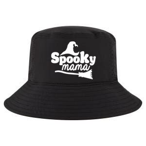 Spooky Mama Witch Broom Halloween Cool Comfort Performance Bucket Hat