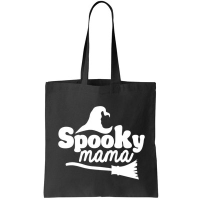 Spooky Mama Witch Broom Halloween Bag