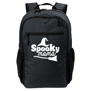 Spooky Mama Witch Broom Halloween Daily Commute Backpack