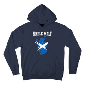 Single Malt Whisky Scotch Lovers Scotland Flag Hoodie