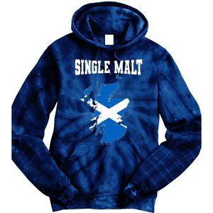 Single Malt Whisky Scotch Lovers Scotland Flag Tie Dye Hoodie