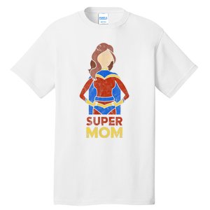 Super Mom Wo Mothers Day Gift from Son Mommy Mama Tall T-Shirt