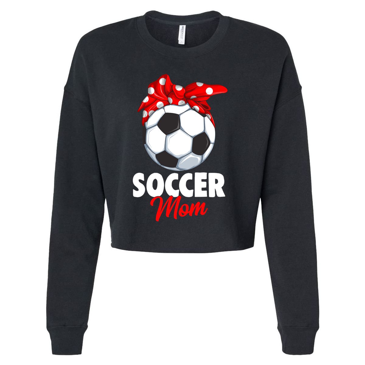 Soccer Mom Wo Cropped Pullover Crew