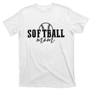 Softball Mom Wallet Is Empty Heart Is Full T-Shirt