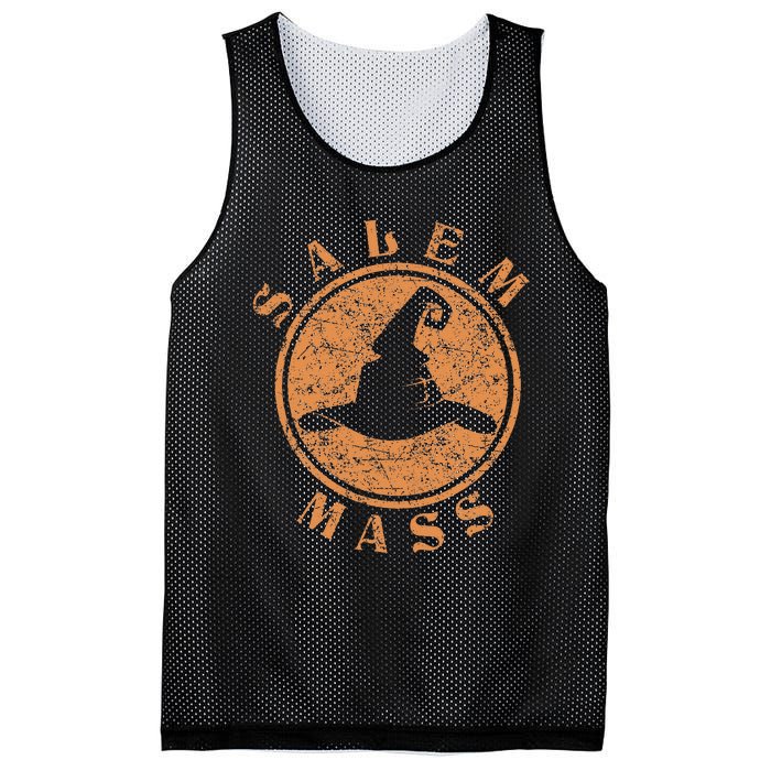 Salem Mass Witch Trials Wiccan Symbol Womens Halloween Mesh Reversible Basketball Jersey Tank