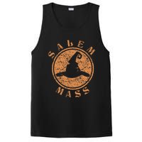 Salem Mass Witch Trials Wiccan Symbol Womens Halloween PosiCharge Competitor Tank