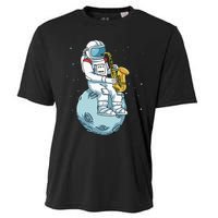 Saxophone Men Women Saxophonist Gifts Jazz Music Cooling Performance Crew T-Shirt