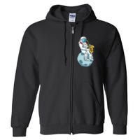 Saxophone Men Women Saxophonist Gifts Jazz Music Full Zip Hoodie