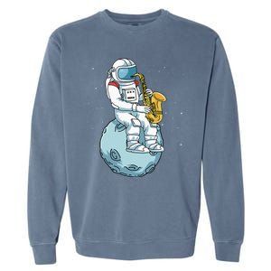 Saxophone Men Women Saxophonist Gifts Jazz Music Garment-Dyed Sweatshirt