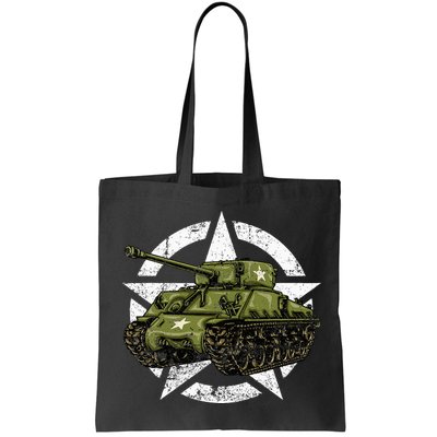 Sherman M4 World War 2 Army Tank Vintage Tank A Military Bag