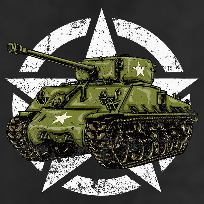 Sherman M4 World War 2 Army Tank Vintage Tank A Military Hat