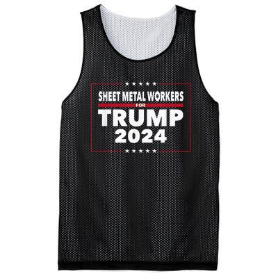 Sheet Metal Workers For Trump 2024 President Mesh Reversible Basketball Jersey Tank