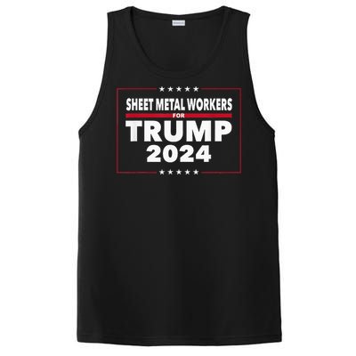 Sheet Metal Workers For Trump 2024 President PosiCharge Competitor Tank