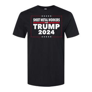 Sheet Metal Workers For Trump 2024 President Softstyle CVC T-Shirt