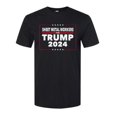 Sheet Metal Workers For Trump 2024 President Softstyle CVC T-Shirt